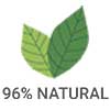 96% Natural
