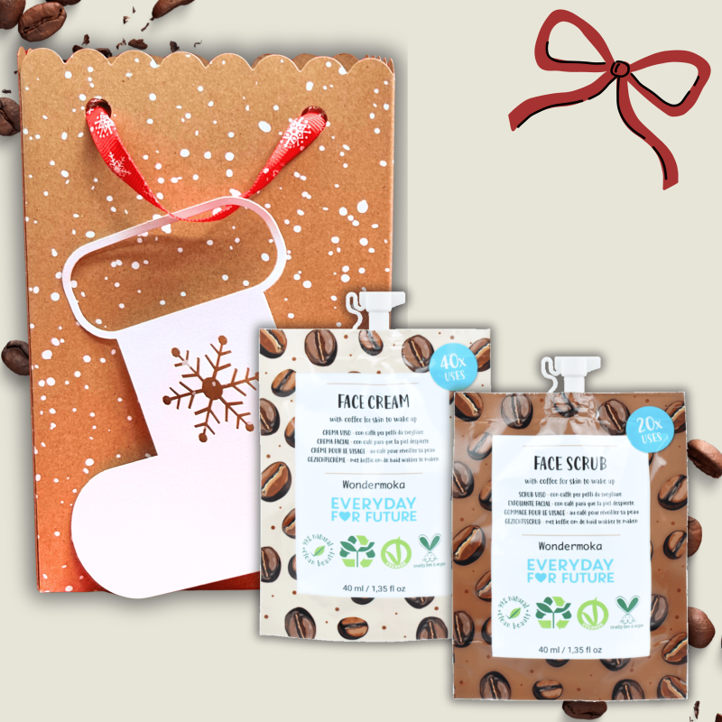 Wondermoka Duo – Crema e scrub viso al caffè
